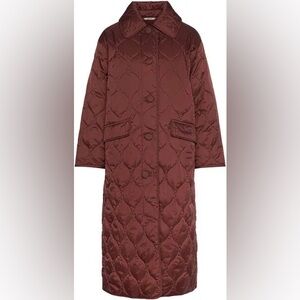 Barbour Quilted Brown Coat